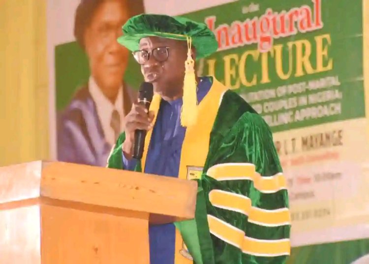 Nasarawa State University Lecturer Professor Mayange Delivers 49th Inaugural Lecture