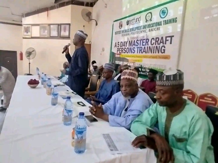 Federal Polytechnic Bauchi Launches 5-Day Master Craft Persons Training Workshop
