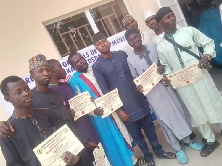Federal University of Education Zaria Holds Graduation Ceremony for National Skills Development Program Participants