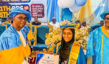 Dr. Amina Umar Giade Emerges Overall Best Graduating Dentistry Student at BUK Induction Ceremony