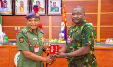 NDA Commandant Major General JO Ochai Receives Prestigious Defence Training Medal