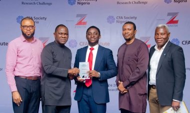 Pan-Atlantic University’s Nasirudeen Babalola Wins Best Presenter Award at CFA Research Challenge