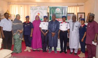 Nigeria Security and Civil Defence Corps Seeks Partnership with Kaduna State University to Enhance Campus Security