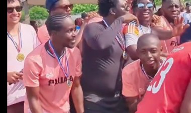 Pan-Atlantic University Alumni Triumph Over School Team in Thrilling Football Showdown