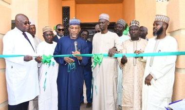 ABU VC Commissions New Buildings at the institution