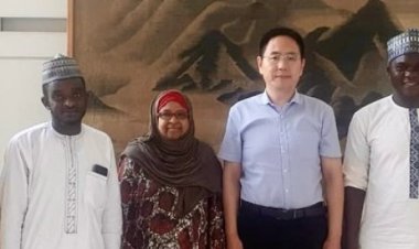 Azman University Delegation Visits Chinese Embassy in Abuja to Strengthen Academic Ties