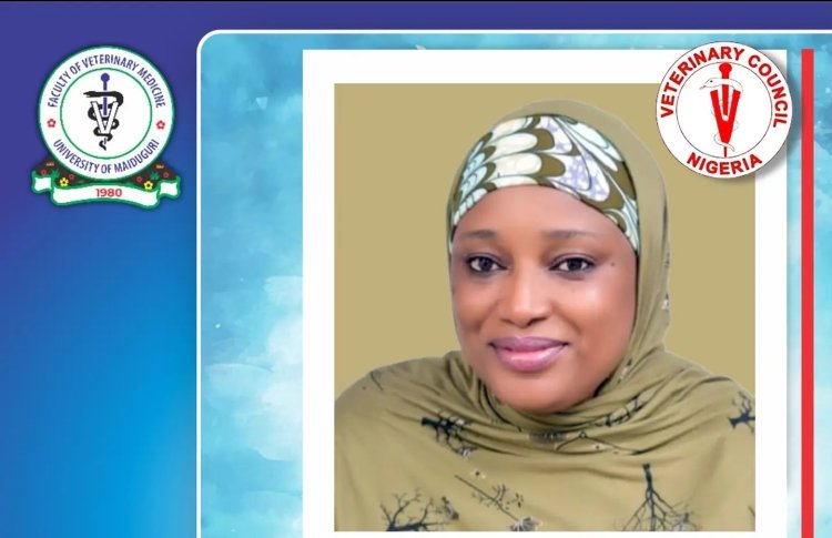University of Maiduguri Celebrates Dr. Halima I. Gambo's Election as Vice-President of Veterinary Council of Nigeria