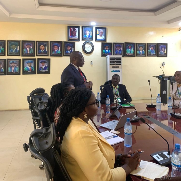 Edu Collaborative Team Visits Caleb University, Led by Professor Peter Bamkole