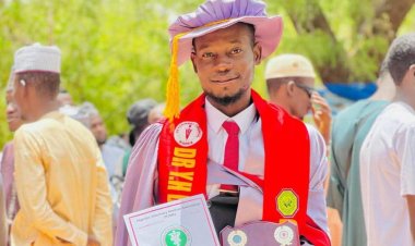 Dr. Yahuza Durumi Emerges UDUS Best Student in Large Animal Medicine