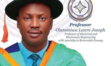 Federal University of Technology Minna Congratulates Professor Olatomiwa Lanre Joseph On Promotion