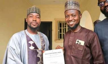 Dr. Nasir Ibrahim Honored with Traditional Title of Ubandoman Bula