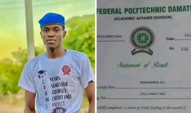 Meet Muhammed Ali, Federal polytechnic Damaturu Best Graduating Student