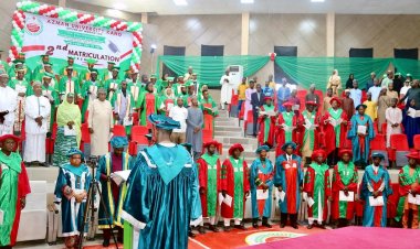 Azman University Matriculates 42 Fresh Students