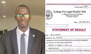 Meet Umar Shuaibu who graduated with Distinction in Legal Studies and is now pursuing a Law degree at UNIMAID