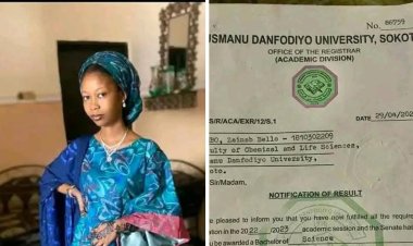 Zainab Sambo Bello Achieves Academic Excellence at Usmanu Danfodiyo University Sokoto