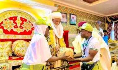 ATBU Graduates and NYSC Corps Members Pay Courtesy Visit to Emir of Gusau