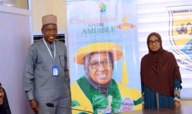 Faculty Delegation Commends Prof. Sa'adatu Hassan Liman Nasarawa State University VC for Exemplary Leadership
