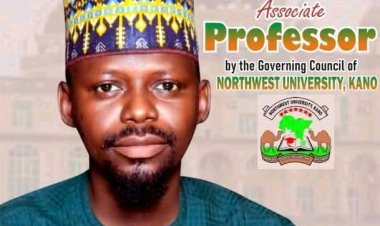 Northwest University Kano Promotes Dr. Ahmad Abdallahi Ibrahim to Associate Professor