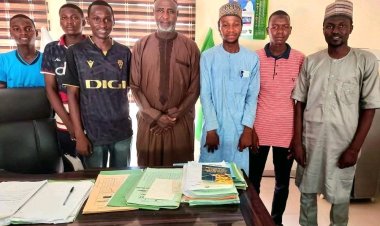 NUBASS Fedpodam Chapter Visits Federal Polytechnic Damaturu Registrar