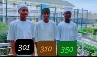 Three Students From Kano, Who Are Friends, Scored 350,310 And 301 In 2025 JAMB Examination