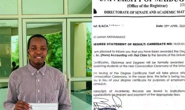Meet UNIMAID Graduate Ali Muhammad Usman, A Paragon of Academic Excellence