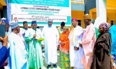 Borno State Government Hands Over New Store Block Building to UNIMAID Demonstration Secondary School