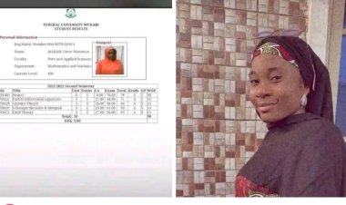Federal University Wukari Student Aisha Umar Mamman Achieves Perfect 5.0 GPA In Mathematics