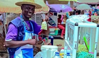 Meet Kaduna State Graduate Joel Masha Who Turns to Popcorn Entrepreneur, Defies Odds