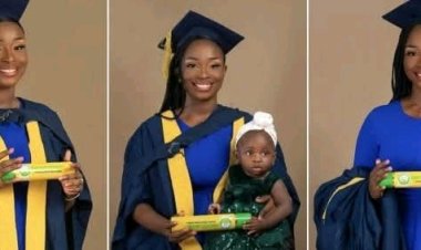 Young Nigerian Mother Balances Motherhood and Studies, Graduates as Double First-Class Lawyer