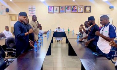 Outgoing NANS Zone C Coordinator Visits FULafia Vice-Chancellor