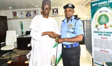 Zaria Police Chief Emphasizes Security as Collective Responsibility in Meeting with ABU New VC