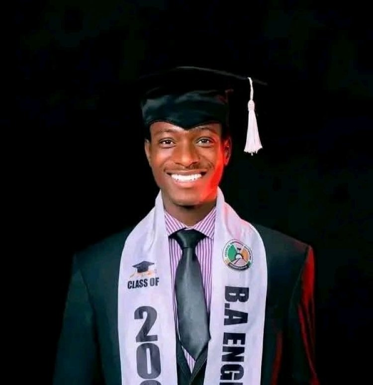 Meet Aliyu B. Imran,a young first class graduate of Federal University Dutsin-Ma with CGPA of 4.5