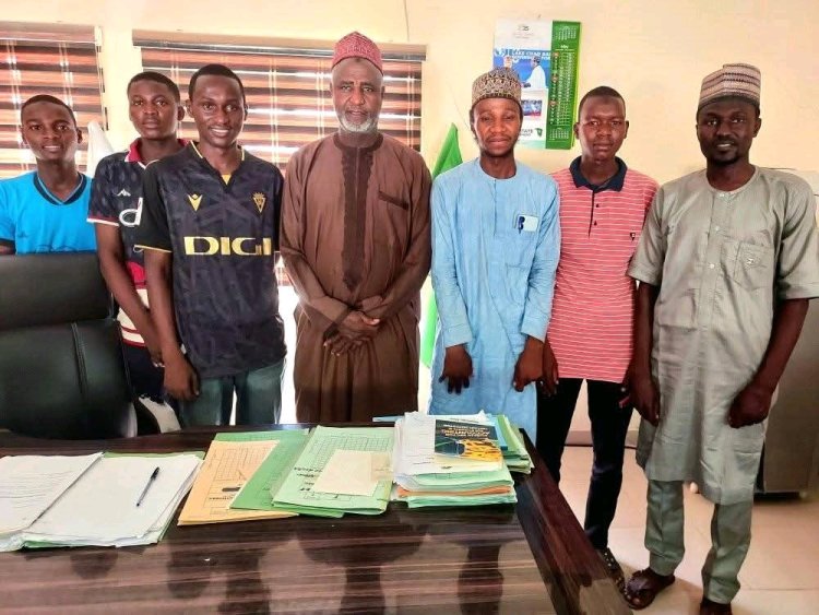NUBASS Fedpodam Chapter Visits Federal Polytechnic Damaturu Registrar