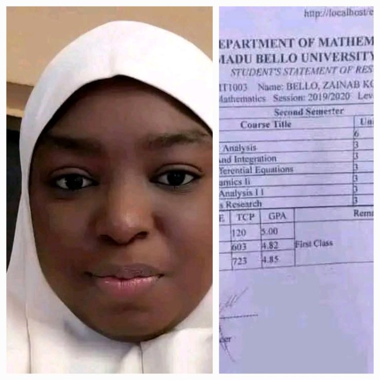 Zainab Bello Makes History at ABU with Exceptional Academic Achievement