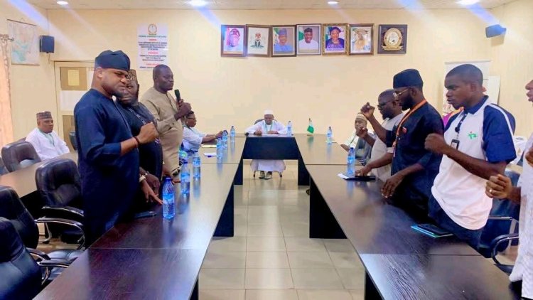 Outgoing NANS Zone C Coordinator Visits FULafia Vice-Chancellor