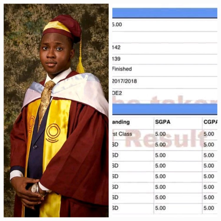 UNILAG Graduate Akanmu David  Celebrates Outstanding Achievement Of 5.00/5.00 CGPA In Civil Engineering