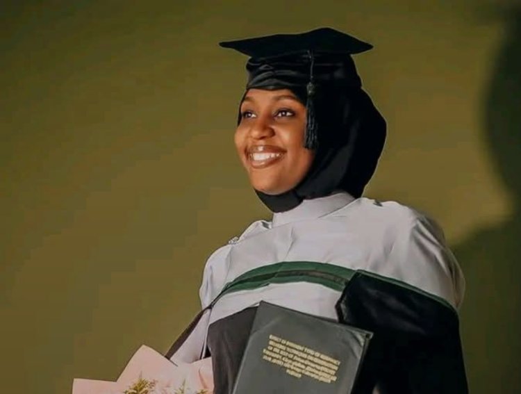 Kannywood Actress Fatima Hussain Celebrates Completetion Of HND Program