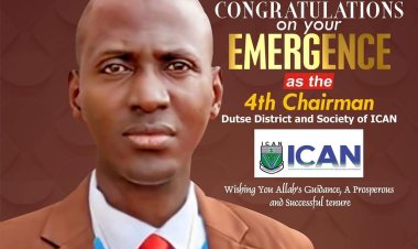 Federal College of Education Jama'are Lecturer Dr. Umar Dauda Emerges as 4th Chairman of Dutse District and Society of ICAN