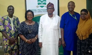 Federal Polytechnic Ayede Hosts Director of Institute of Strategic Management