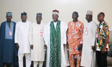 Mbege Ka Michika Pays Courtesy Visit to Adamawa State University Vice-Chancellor