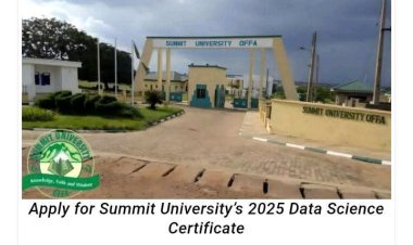 Summit University Offers Certificate Course in Data Science