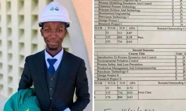 ABU Zaria Graduate Umar Jafar Musa Achieves Academic Excellence With First Class Honours