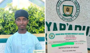 Umaru Musa Yar'adua University Graduate Achieves First Class Honors in Biology
