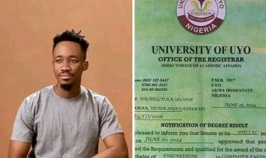 UNIUYO Graduate Achieves First Class Honors in Computer Engineering