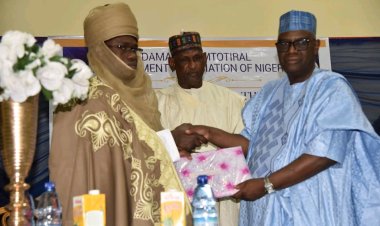 AFDAN Presents Appreciation Award to MAU Vice-Chancellor