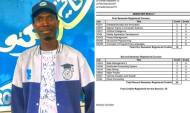 Bayero University Graduate Barkindo Salihu Achieves Academic Excellence With 4.85/5.00 CGPA