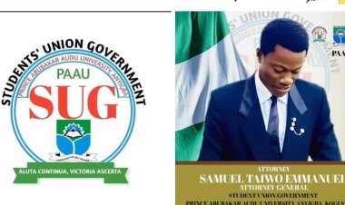 PAAU Students' Union Government Updates Leadership Structure
