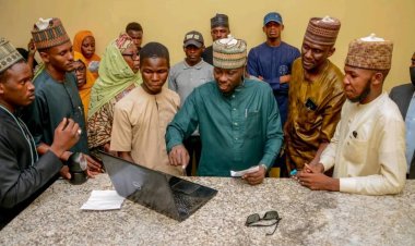 Borno State University VC Professor Babagana Gutti Inspects Examination Halls