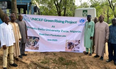 ABU Students Plant Over 2000 Trees Under UNICEF Green Rising Project