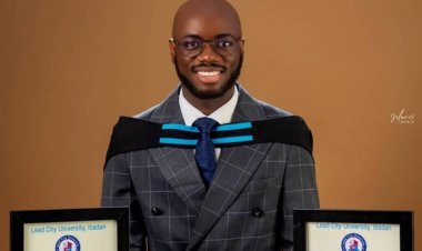 Lead City University Graduate Sct. Jegede Samson Achieves Academic Excellence as Overall Best Male Graduate